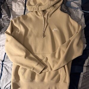 Nike Sand Hoodie with White Logo